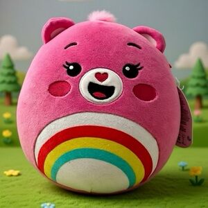 NWT Care Bears Cheer Bear Squishmallow 8" Plush 2025